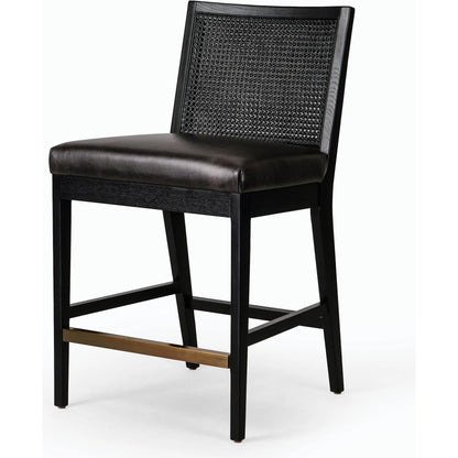 Antonia Cane Armless Counter Stool by Four Hands. Made from unique in a coastal style.