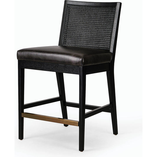 Antonia Cane Armless Counter Stool by Four Hands. Made from unique in a coastal style.