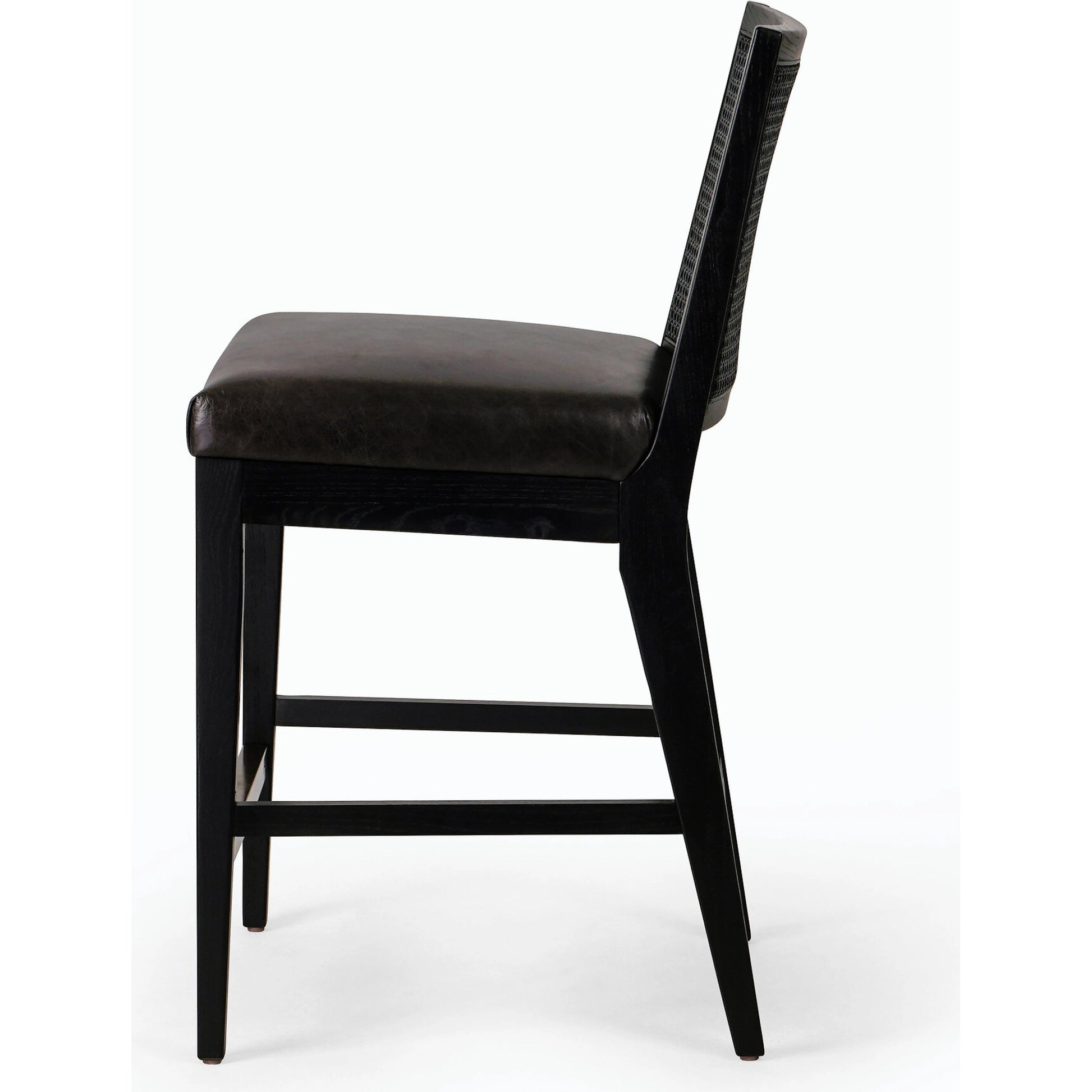 Antonia Cane Armless Counter Stool by Four Hands. Made from unique in a coastal style.