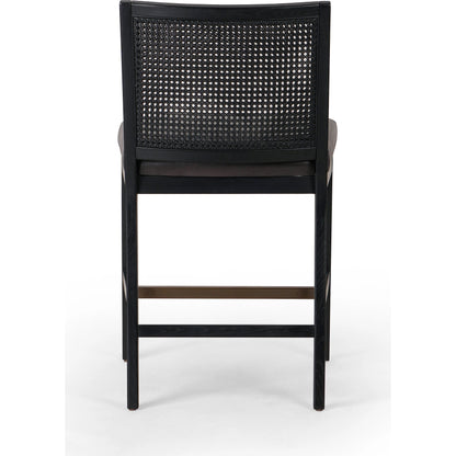 Antonia Cane Armless Counter Stool by Four Hands. Made from unique in a coastal style.