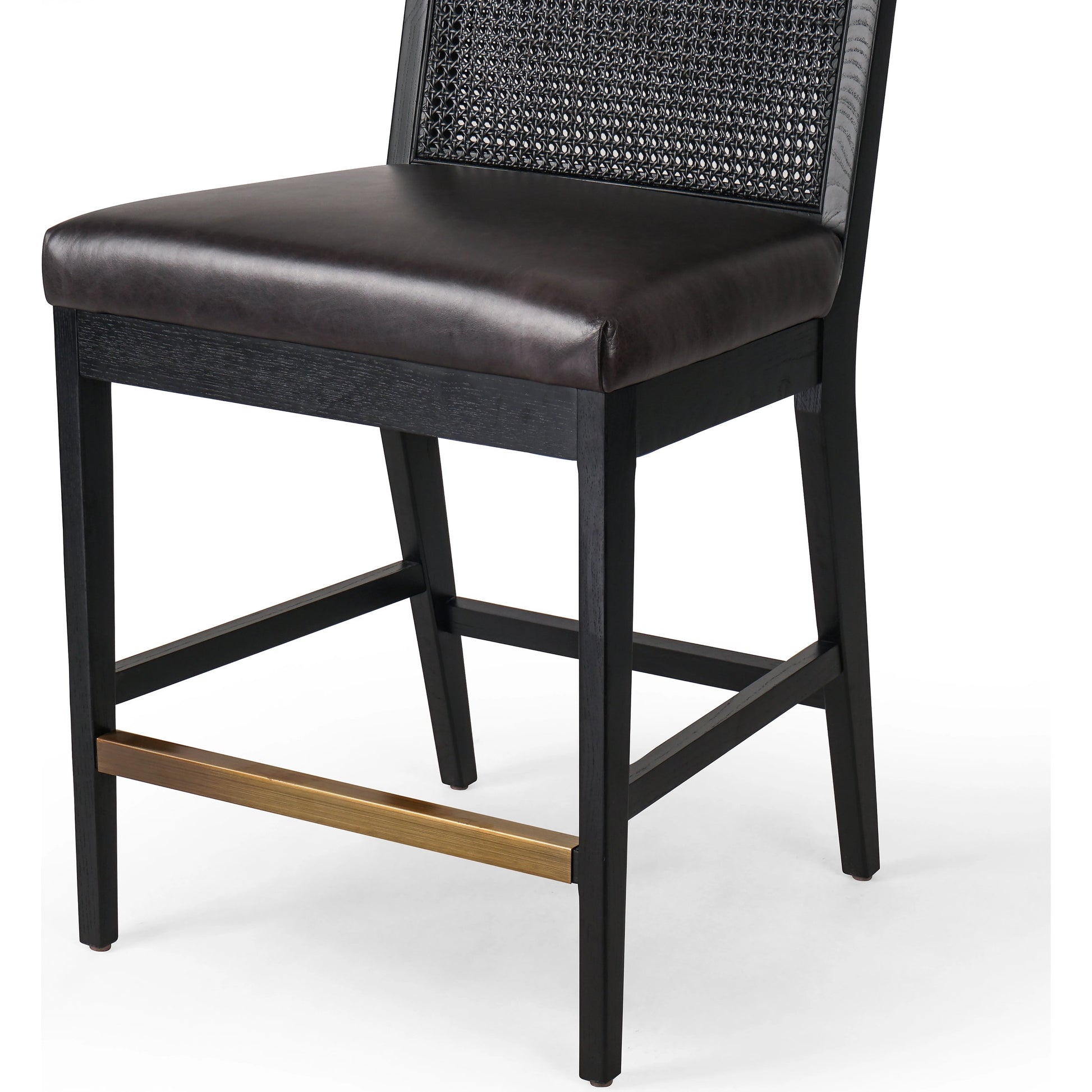 Antonia Cane Armless Counter Stool by Four Hands. Made from unique in a coastal style.
