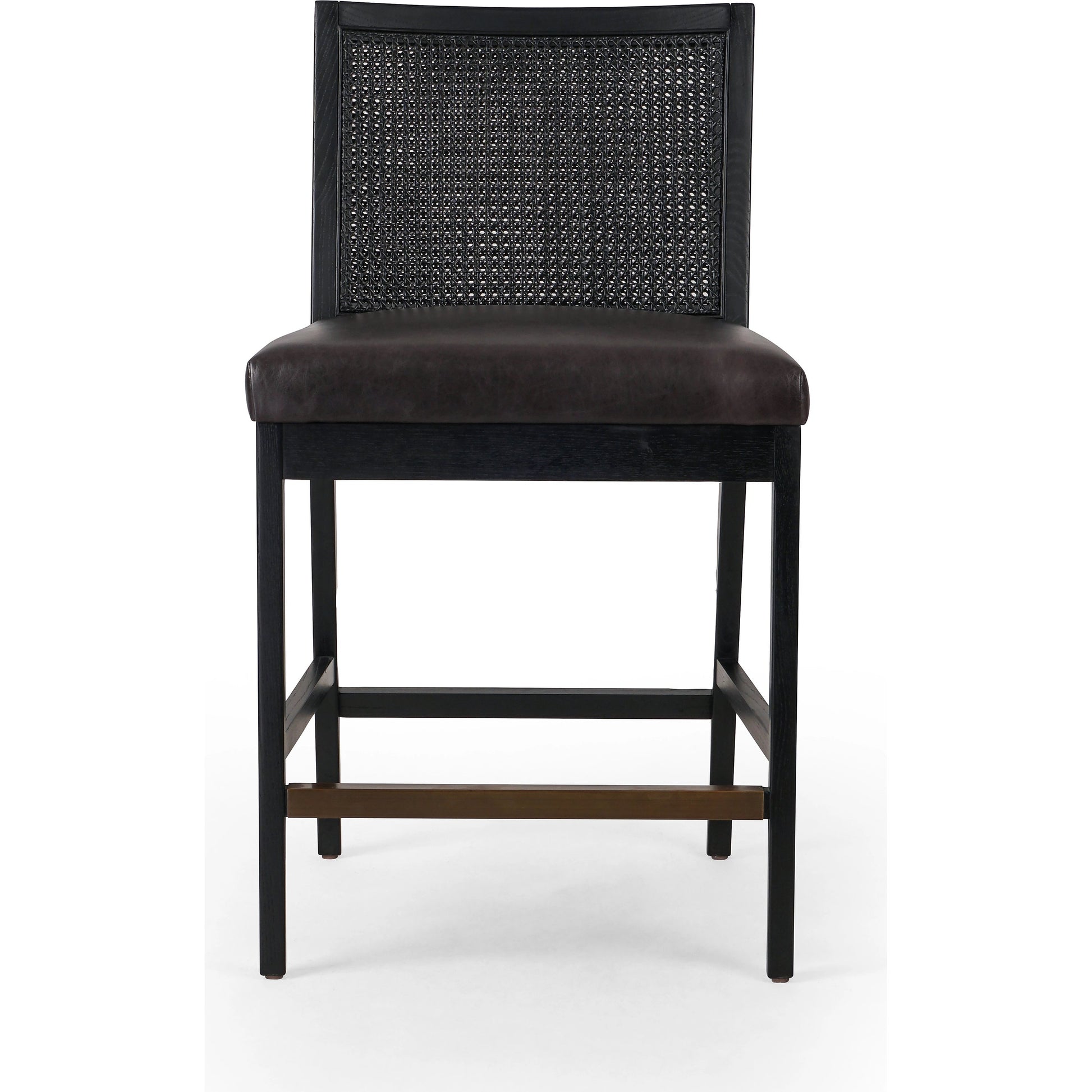 Antonia Cane Armless Counter Stool by Four Hands. Made from unique in a coastal style.