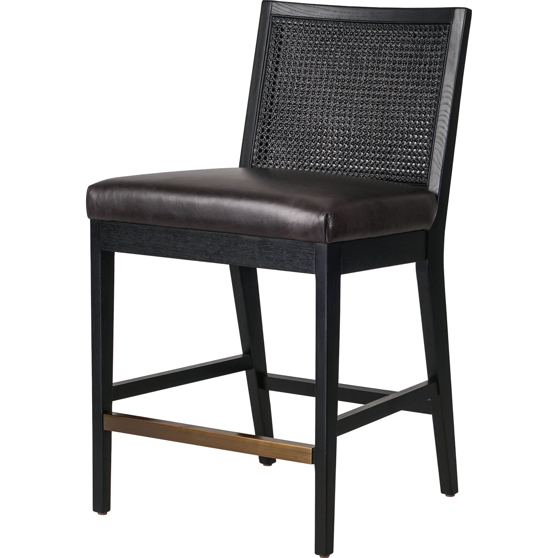 Antonia Cane Armless Counter Stool by Four Hands. Made from unique in a coastal style.