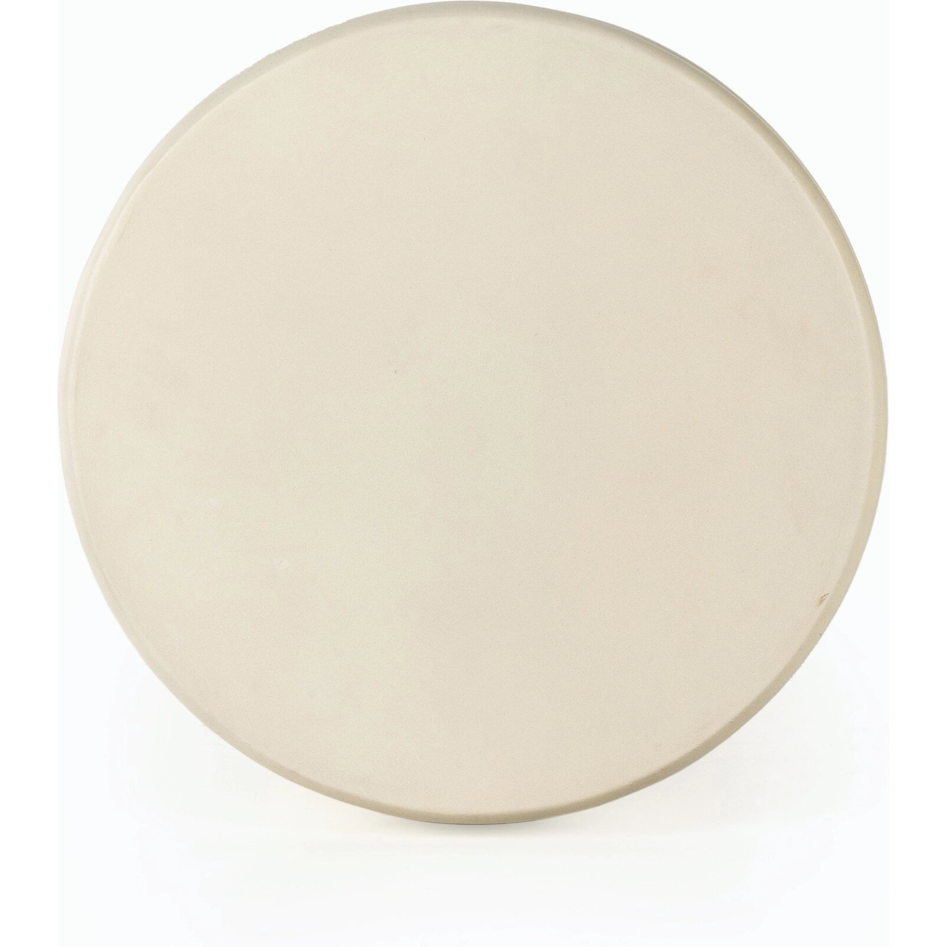 Grecia Outdoor End Table by Four Hands in white. Made from concrete in a modern style.