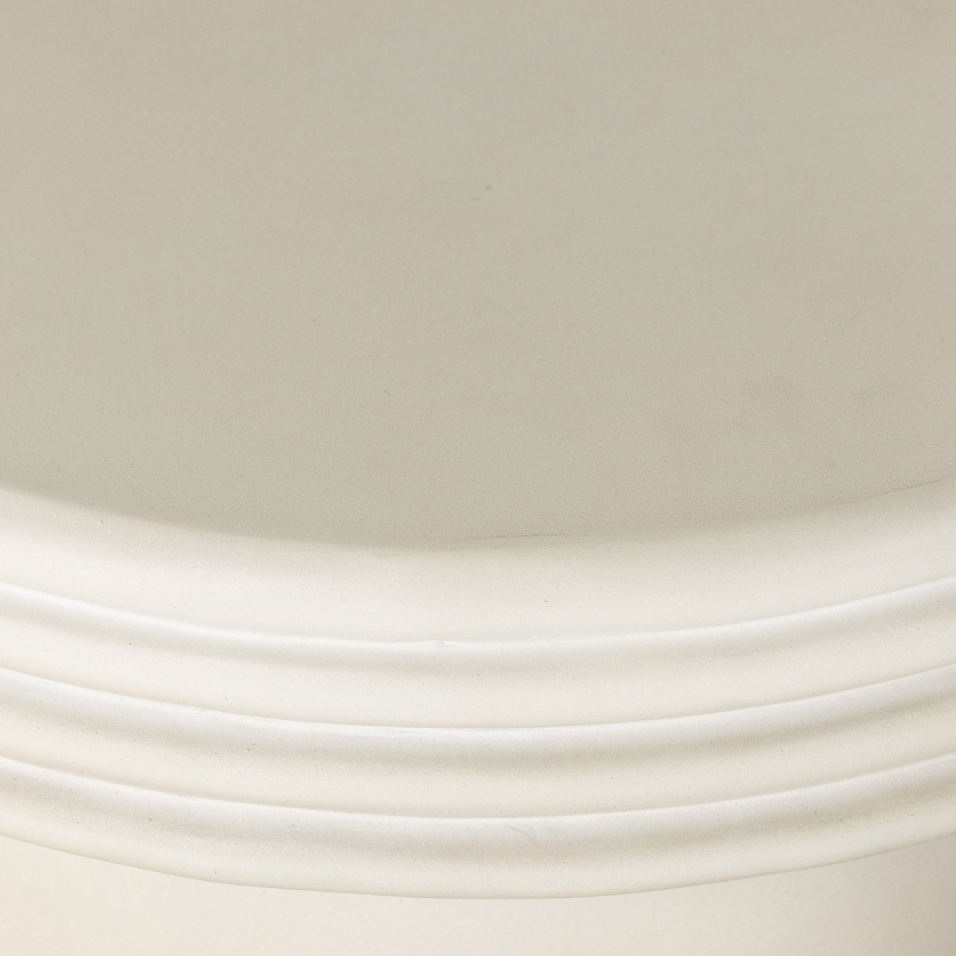 Grecia Outdoor End Table by Four Hands in white. Made from concrete in a modern style.