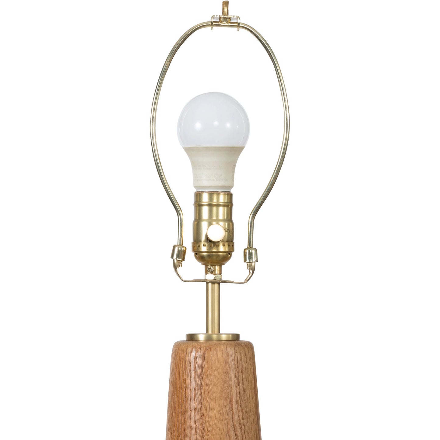006 SI-1977626 | Closeup | Nora Floor Lamp by Four Hands in light oak. Made from solid oak, 100% flax, linen, steel plating in a modern style.