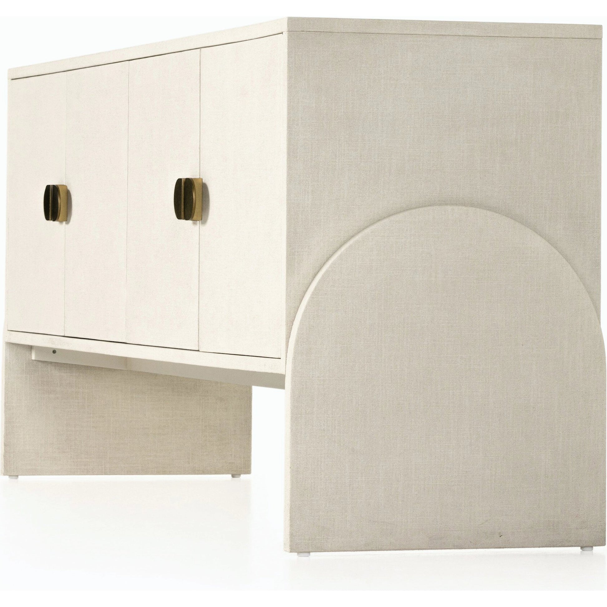 Cressida Sideboard by Four Hands. Made from painted linen in a modern style.