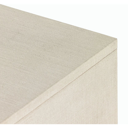 Cressida Sideboard by Four Hands. Made from painted linen in a modern style.