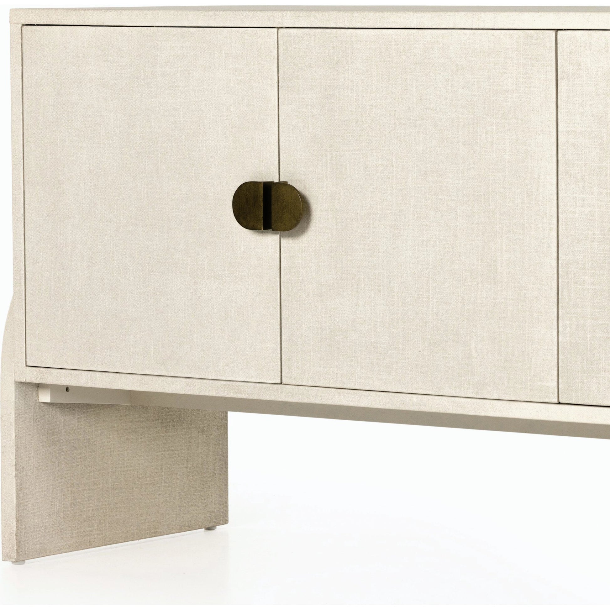 Cressida Sideboard by Four Hands. Made from painted linen in a modern style.