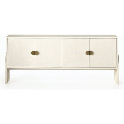 Cressida Sideboard by Four Hands. Made from painted linen in a modern style.