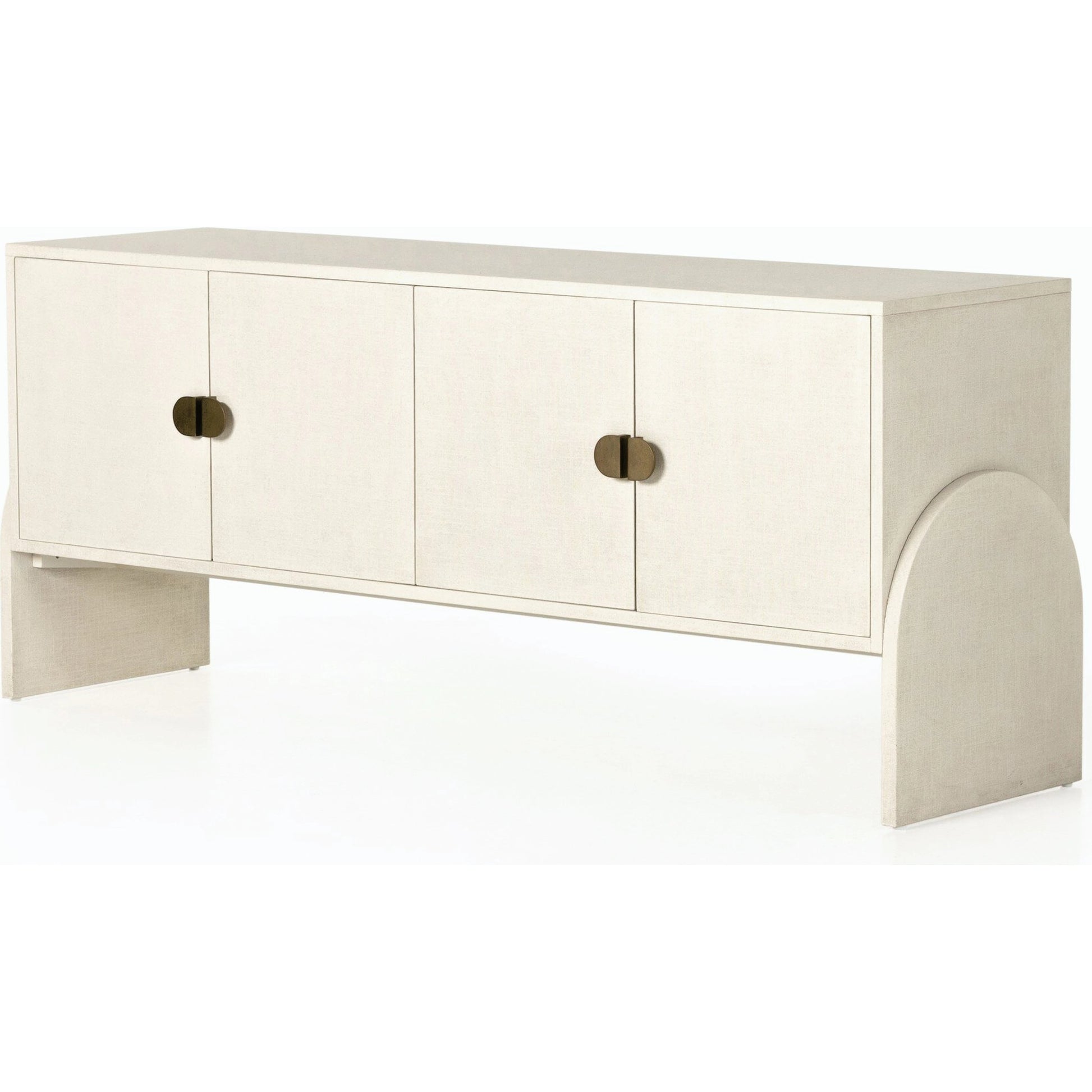 Cressida Sideboard by Four Hands. Made from painted linen in a modern style.