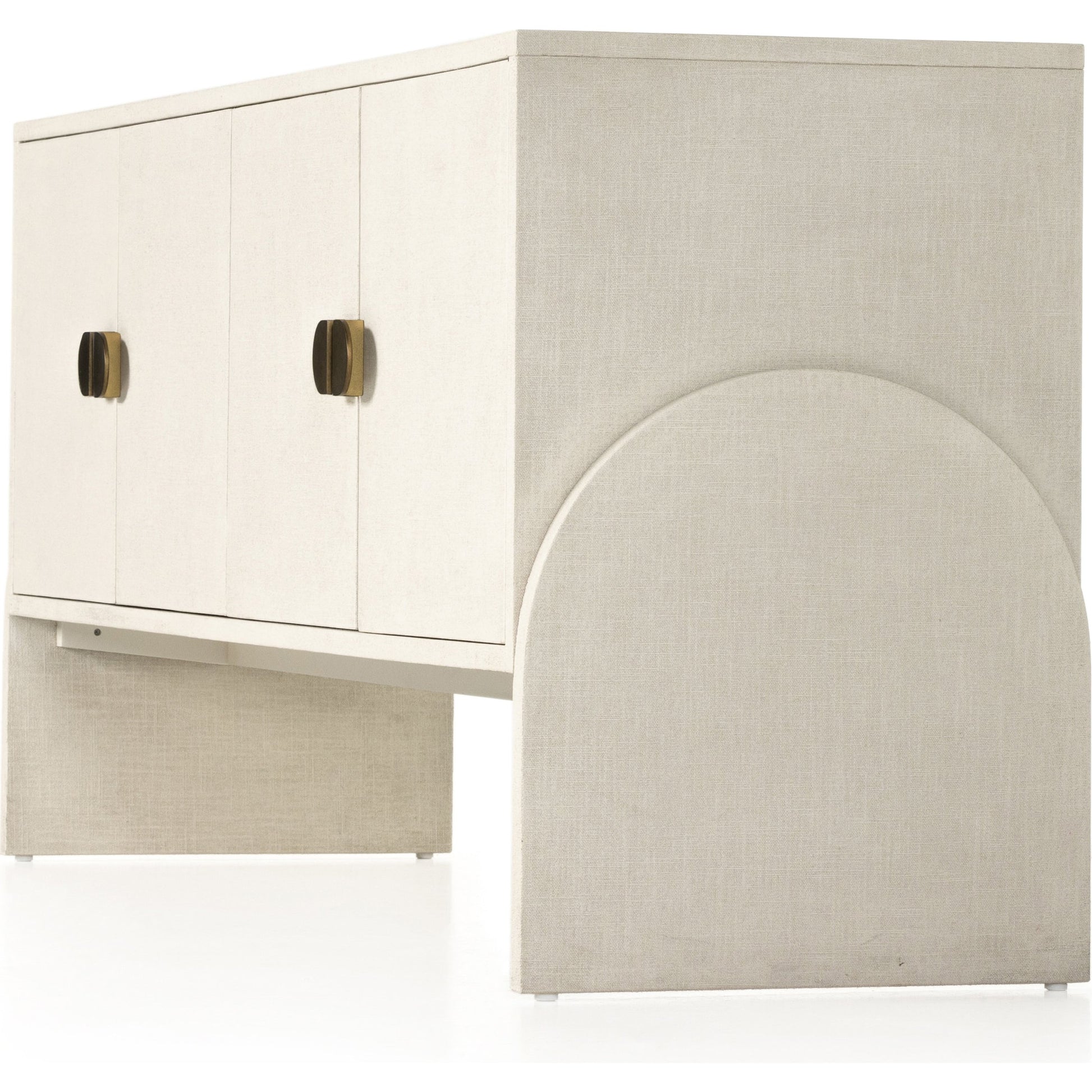 Cressida Sideboard by Four Hands. Made from painted linen in a modern style.
