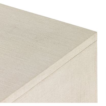 Cressida Sideboard by Four Hands. Made from painted linen in a modern style.