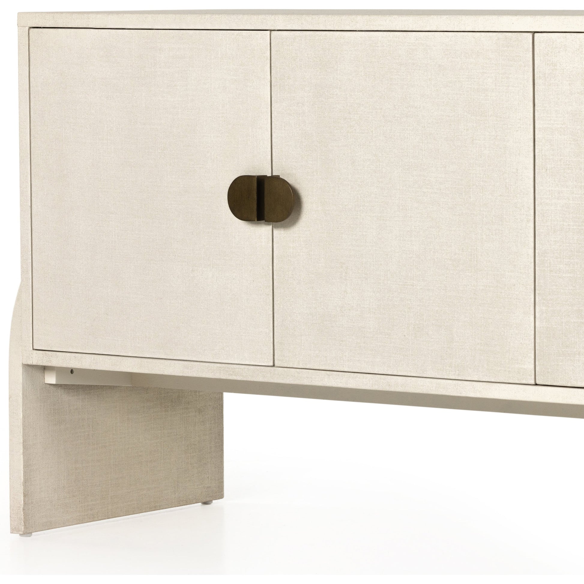 Cressida Sideboard by Four Hands. Made from painted linen in a modern style.