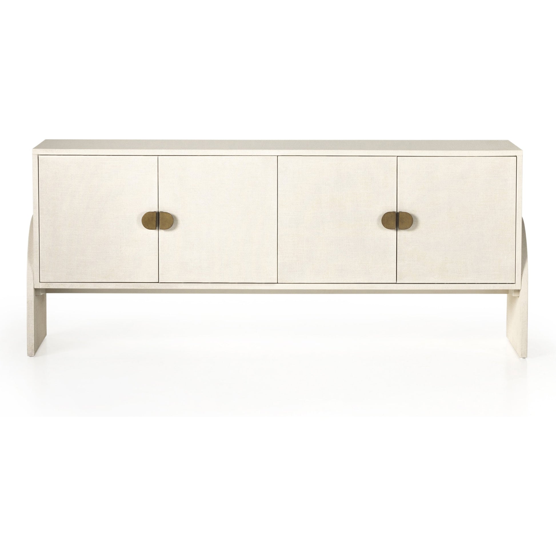Cressida Sideboard by Four Hands. Made from painted linen in a modern style.