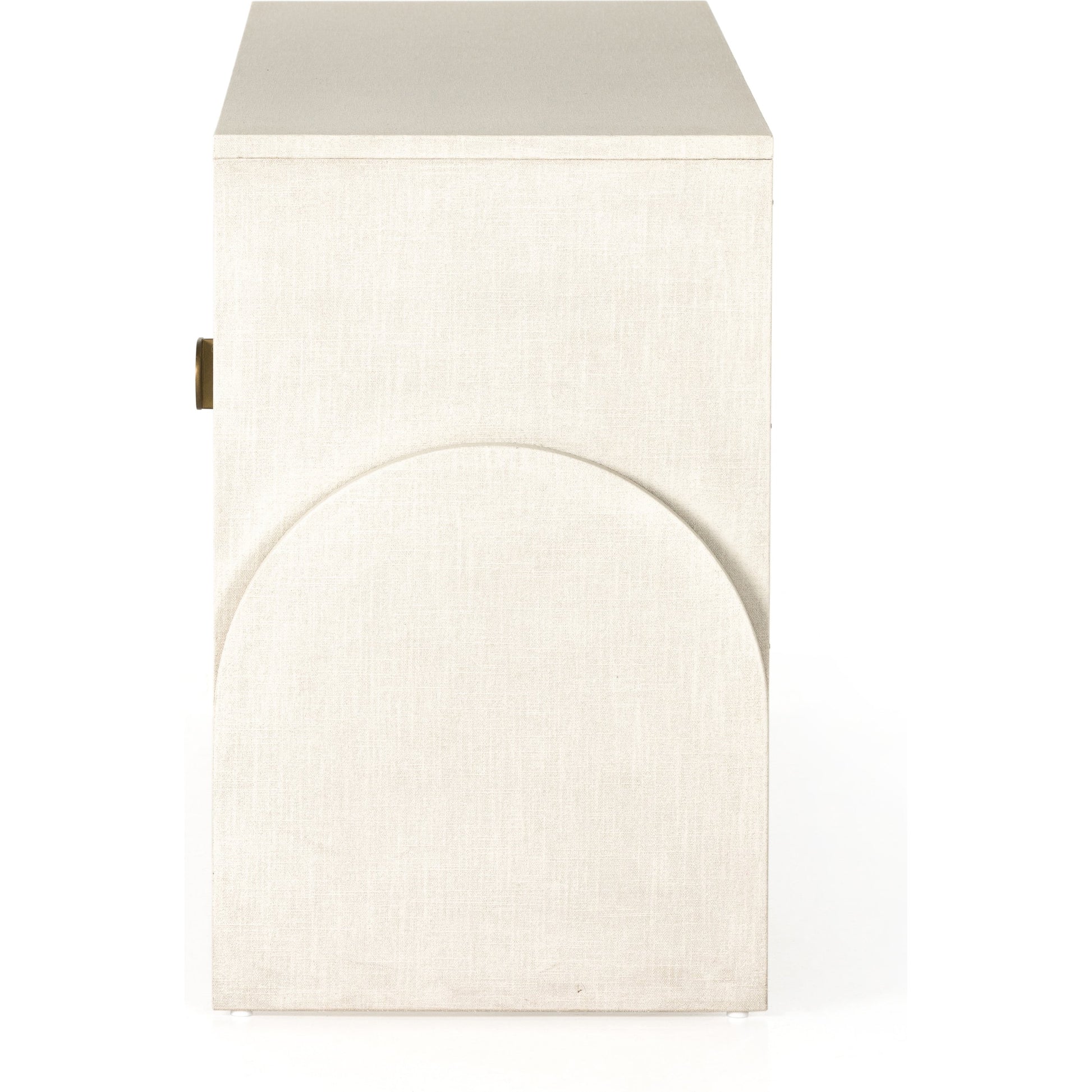 Cressida Sideboard by Four Hands. Made from painted linen in a modern style.