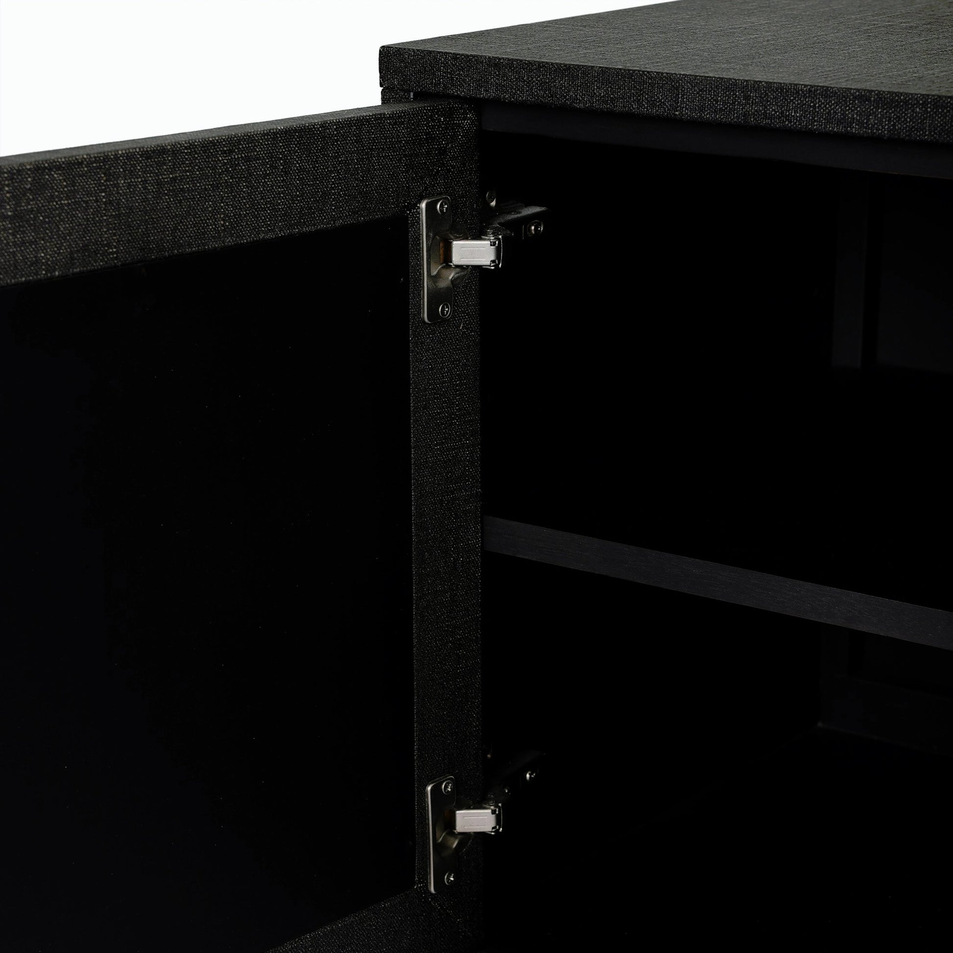 Cressida Sideboard by Four Hands. Made from painted linen in a modern style.