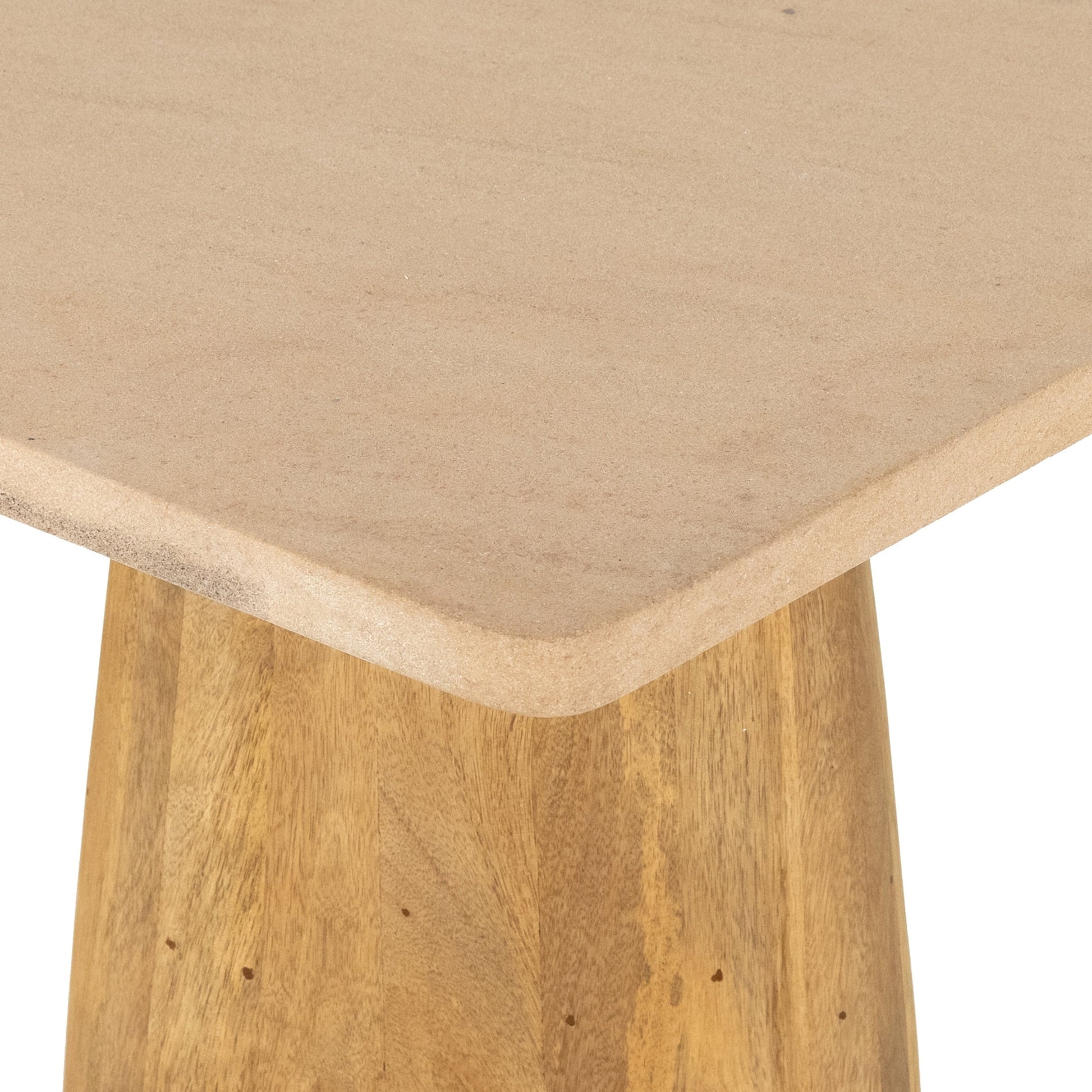 Myla Coffee Table by Four Hands in aged brown. Made from solid mango in a modern style.