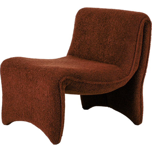 Bridgette Chair by Four Hands in cardiff auburn. Made from 100% polyester, poplar plywood, iron in a modern style.