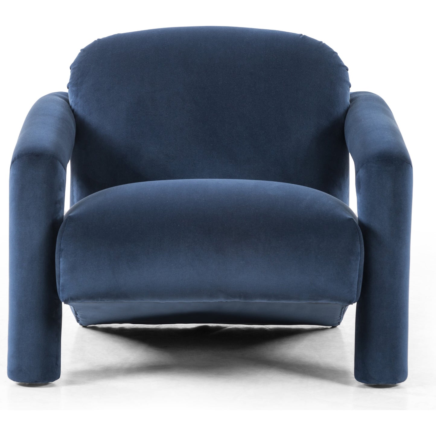 003 SI-1901027 | Additional Silo | Jordy Chair by Four Hands in sapphire navy. Made from 92% polyester, 5% cotton, 3% latex, poplar plywood, 100% polyester in a modern style.