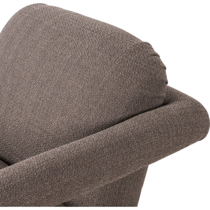 Jordy Chair by Four Hands in sapphire navy. Made from 92% polyester, 5% cotton, 3% latex, poplar plywood, 100% polyester in a modern style.