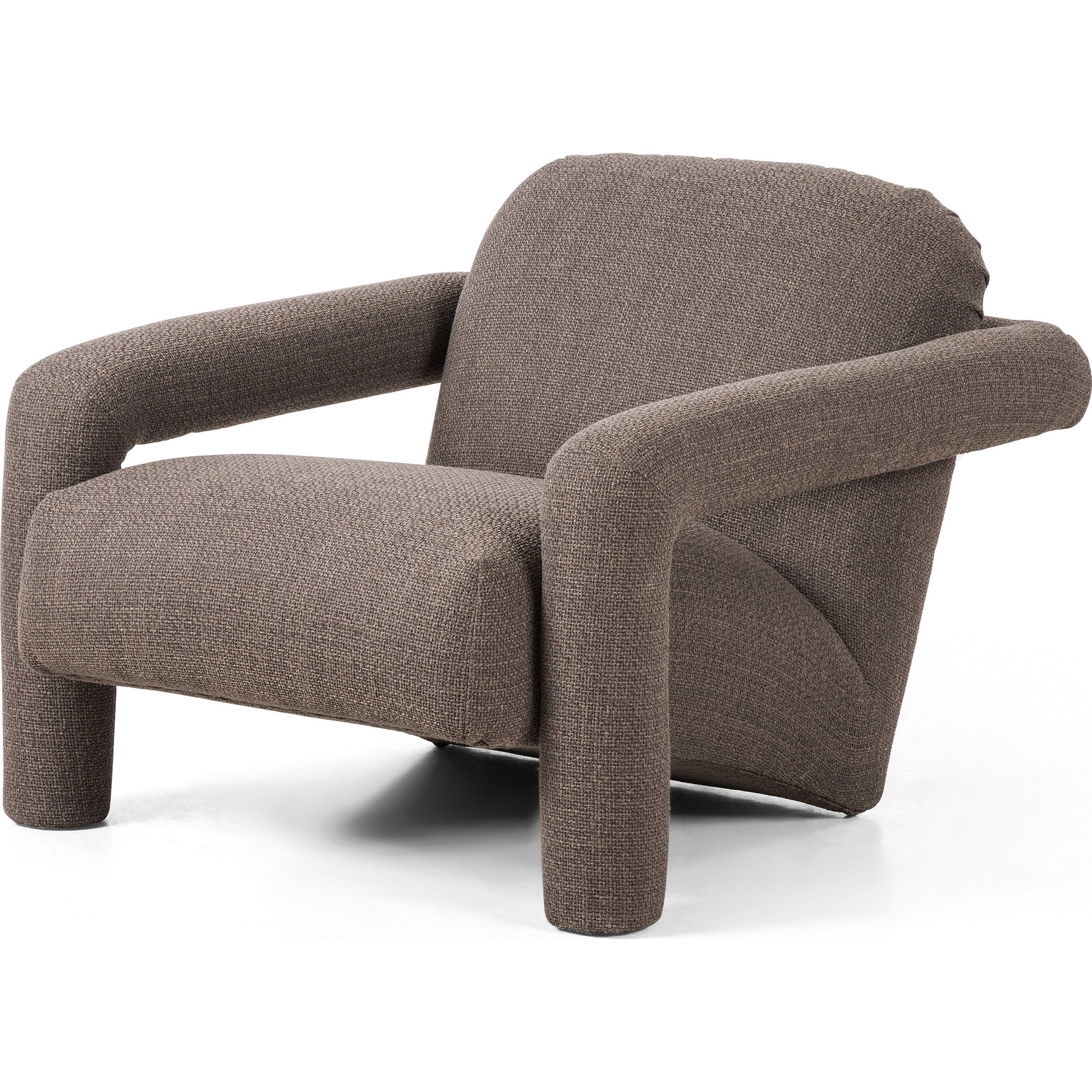 Jordy Chair by Four Hands in sapphire navy. Made from 92% polyester, 5% cotton, 3% latex, poplar plywood, 100% polyester in a modern style.