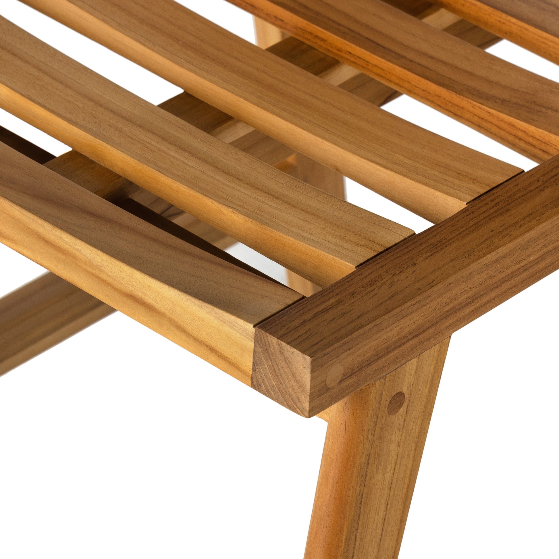Merit Outdoor Dining Chair by Four Hands in faux rattan, natural teak. Made from solid fsc®-certified teak, 100% polyethylene in a transitional style.