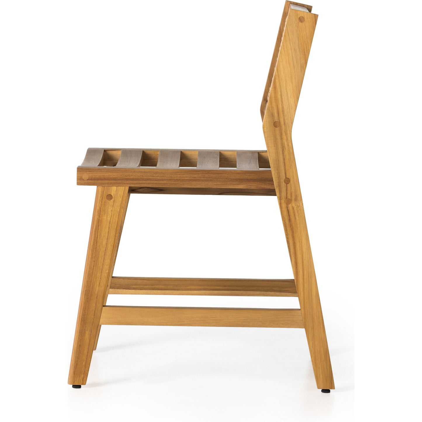 004 SI-1901367 | Additional Silo | Merit Outdoor Dining Chair by Four Hands in faux rattan, natural teak. Made from solid fsc®-certified teak, 100% polyethylene in a transitional style.