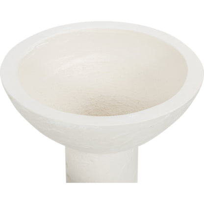 Pressler Outdoor Planter, (Set of 2) by Four Hands in plaster molded concrete and white. Made from concrete in a modern style.