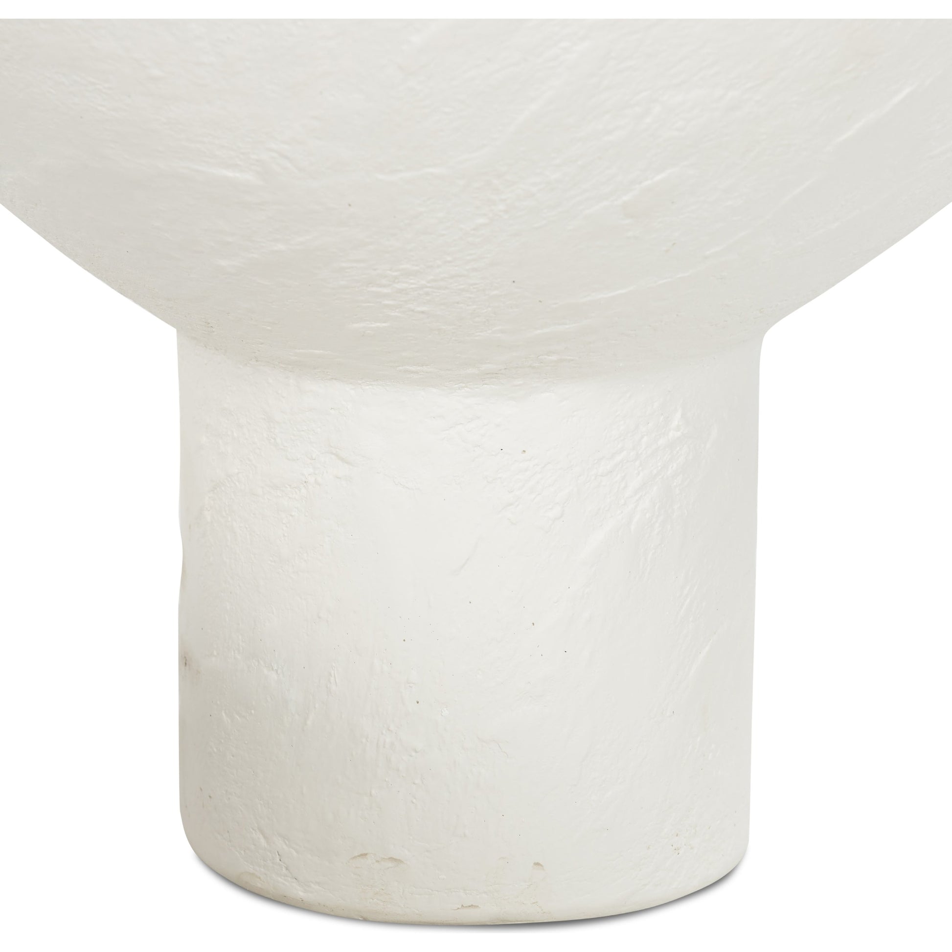 Pressler Outdoor Planter, (Set of 2) by Four Hands in plaster molded concrete and white. Made from concrete in a modern style.