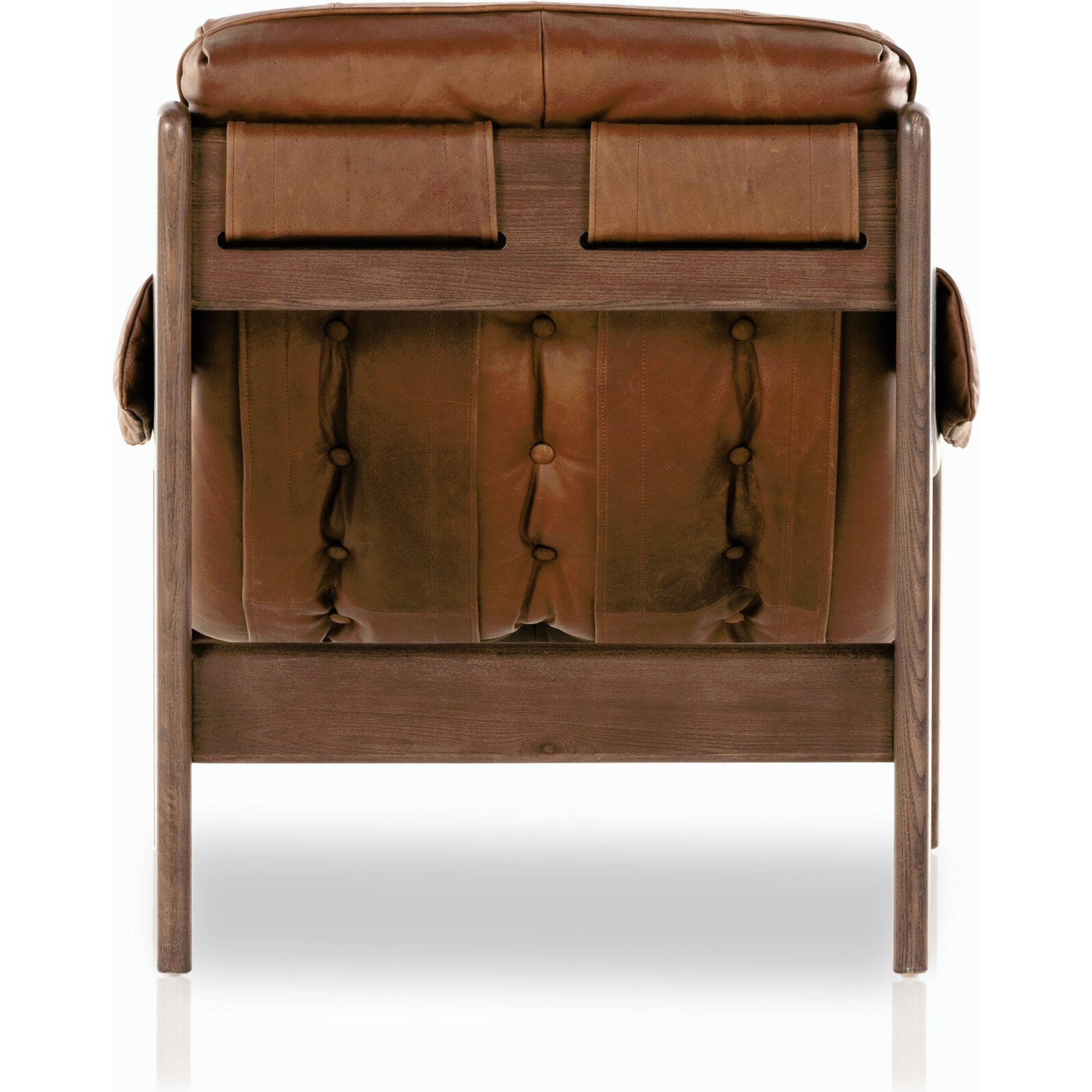 Halston Chair by Four Hands. Made from top grain leather, solid ash, 100% polyester in a modern style.