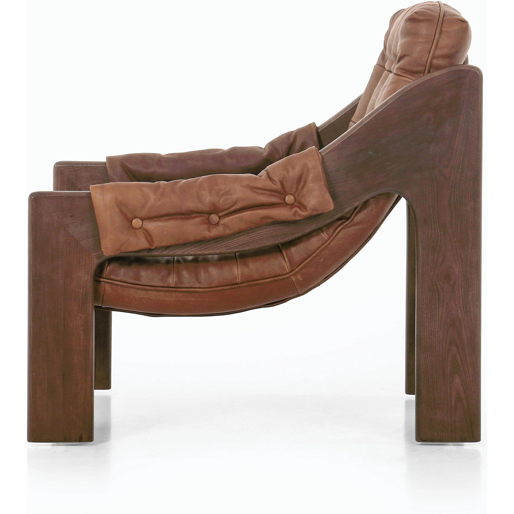 Halston Chair by Four Hands. Made from top grain leather, solid ash, 100% polyester in a modern style.