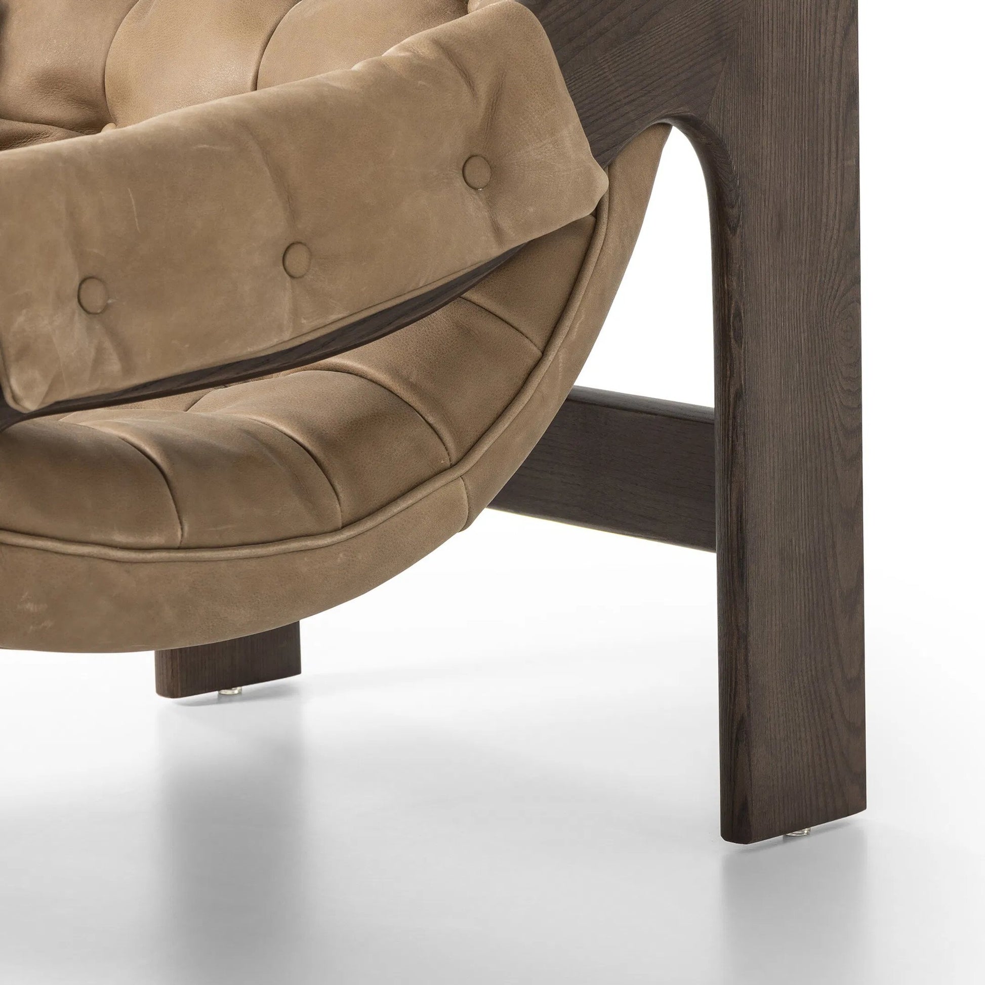 Halston Chair by Four Hands. Made from top grain leather, solid ash, 100% polyester in a modern style.