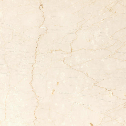 Belle Oval Dining Table by Four Hands in ivory iron, cream marble. Made from solid marble, iron in a modern style.