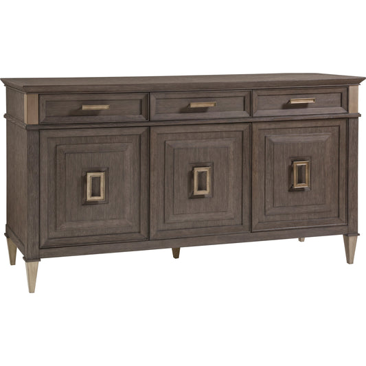 Belvedere Buffet by Artistica Home in falcon brown. Made from unique in a traditional style.