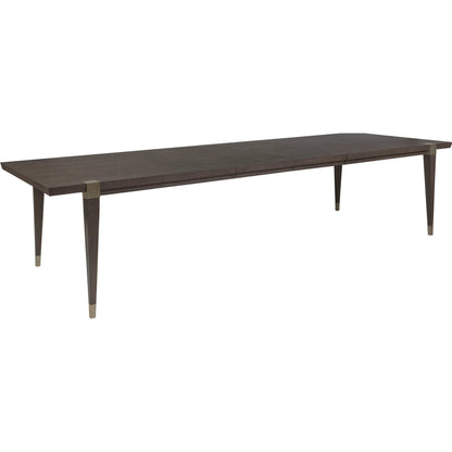 Belvedere Extension Dining Table by Artistica Home in falcon brown. Made from unique in a modern style.