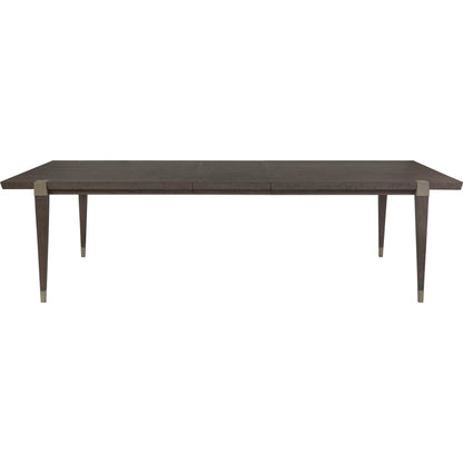 Belvedere Extension Dining Table by Artistica Home in falcon brown. Made from unique in a modern style.