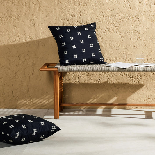 Doja Jaquard Outdoor Pillow (Set of 2) by Four Hands. Made from unique in a transitional style.
