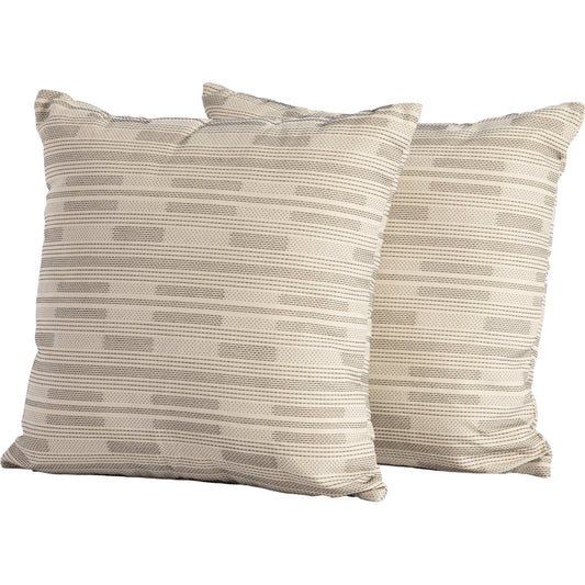 Doja Crosshatch Outdoor Pillow (Set of 2) by Four Hands. Made from unique in a transitional style.