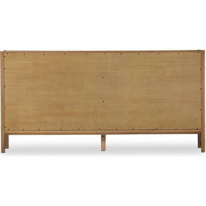 Meadow 6 Drawer Dresser by Four Hands in tawny oak. Made from solid oak, oak veneer in a modern style.