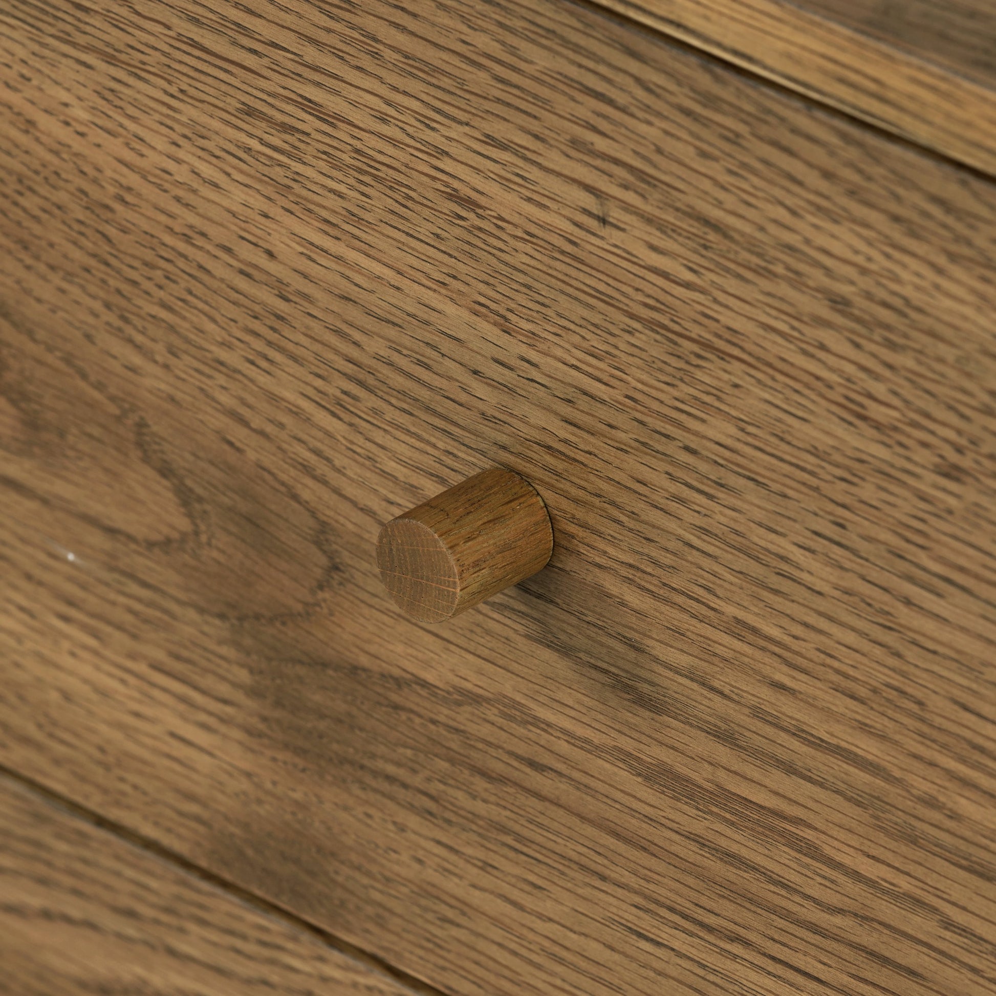 Meadow Nightstand by Four Hands in tawny oak. Made from solid oak, oak veneer in a modern style.