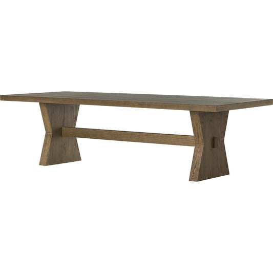 Tia Dining Table by Four Hands. Made from solid oak in a modern style.