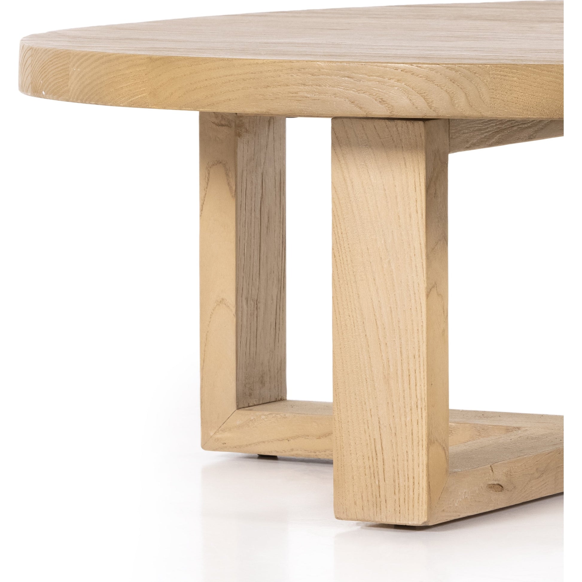 Liad Coffee Table by Four Hands in natural nettlewood. Made from solid nettlewood, iron in a modern style.