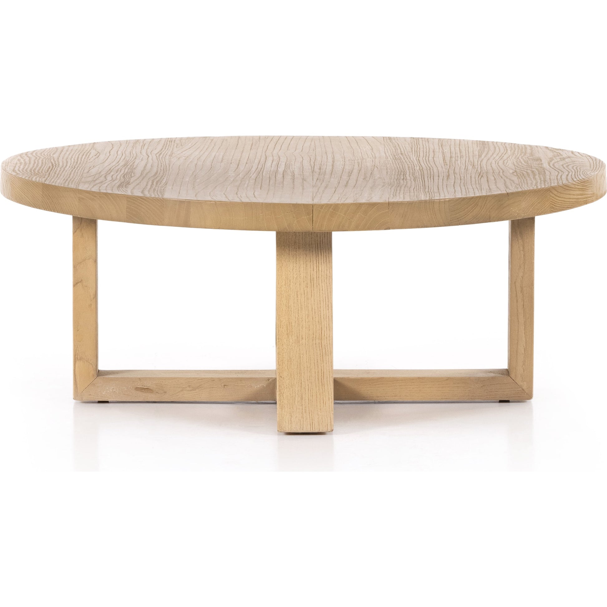 Liad Coffee Table by Four Hands in natural nettlewood. Made from solid nettlewood, iron in a modern style.