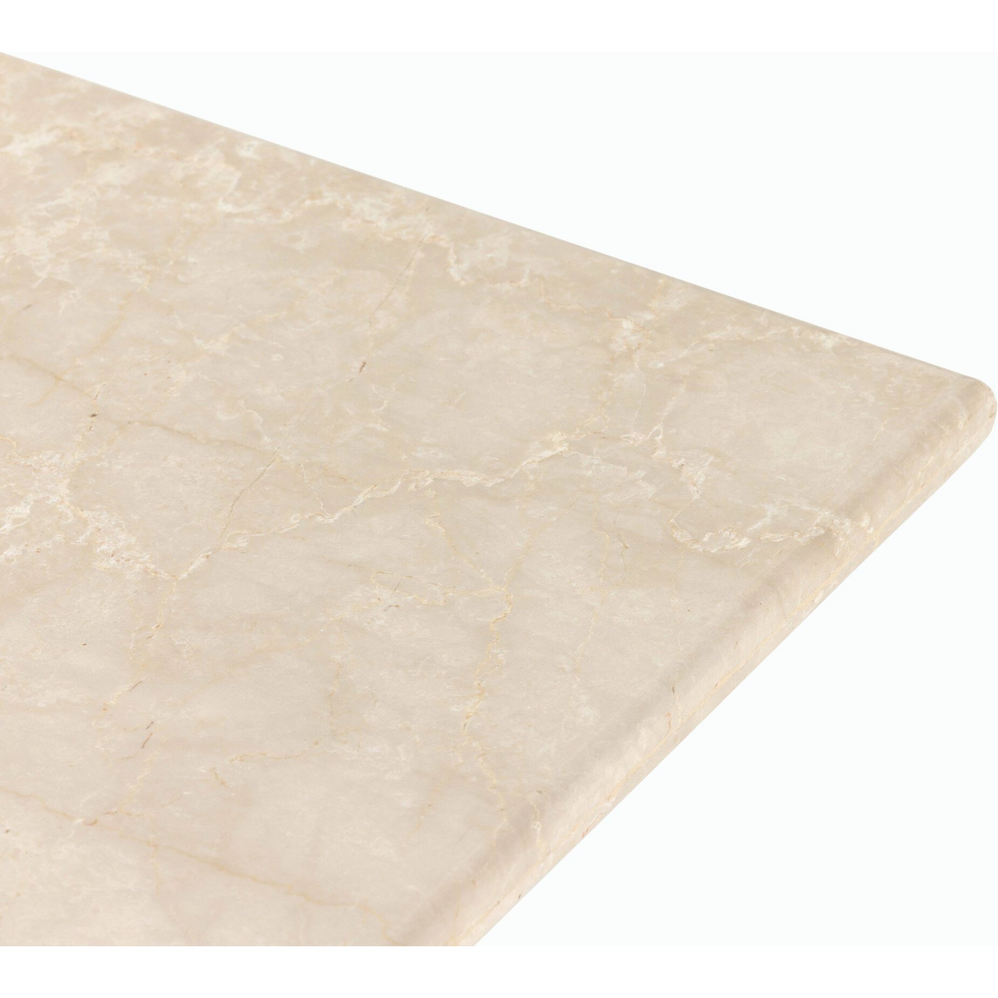 Arum Coffee Table by Four Hands in cream marble. Made from solid marble in a coastal style.