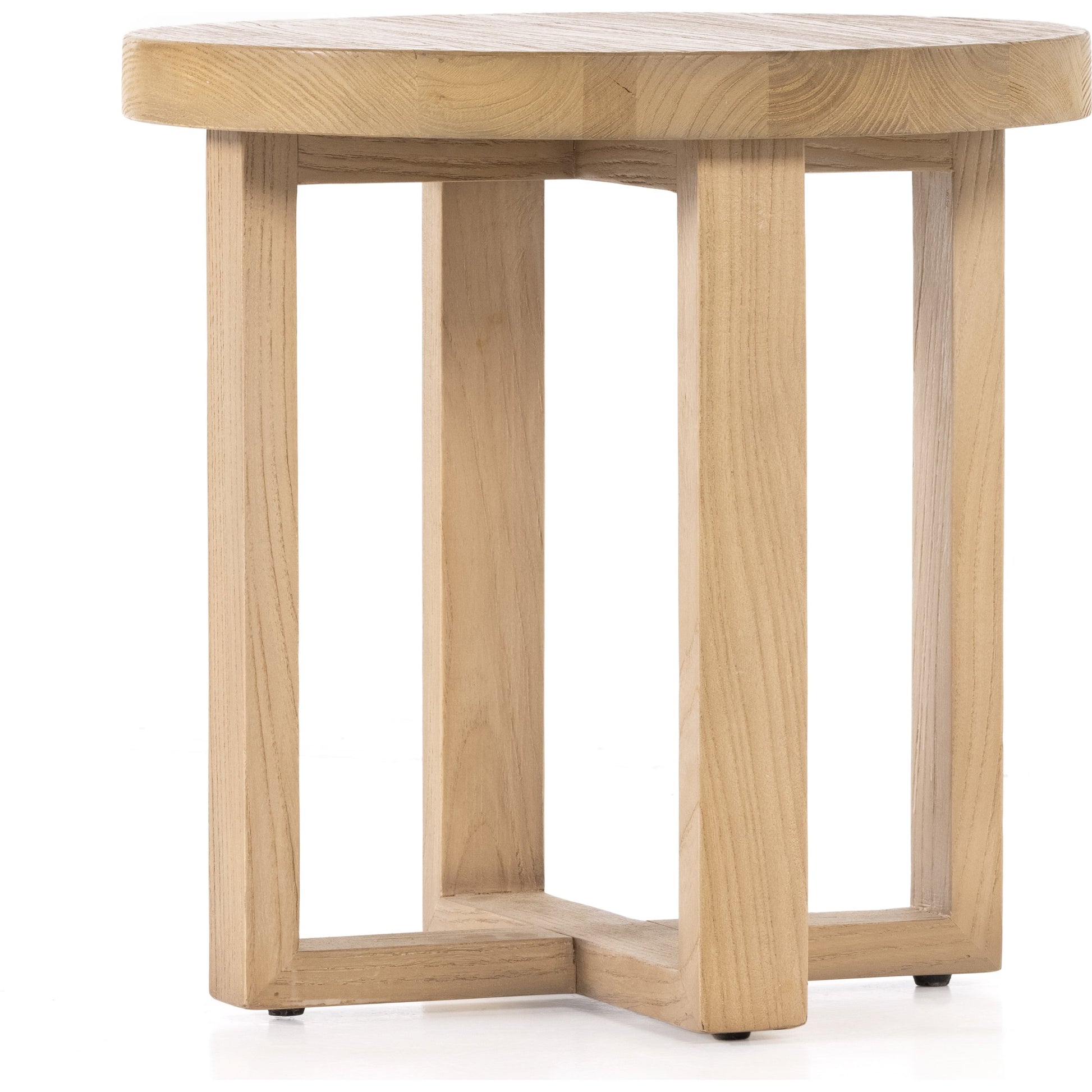 Liad End Table by Four Hands in natural nettlewood. Made from solid nettlewood in a modern style.