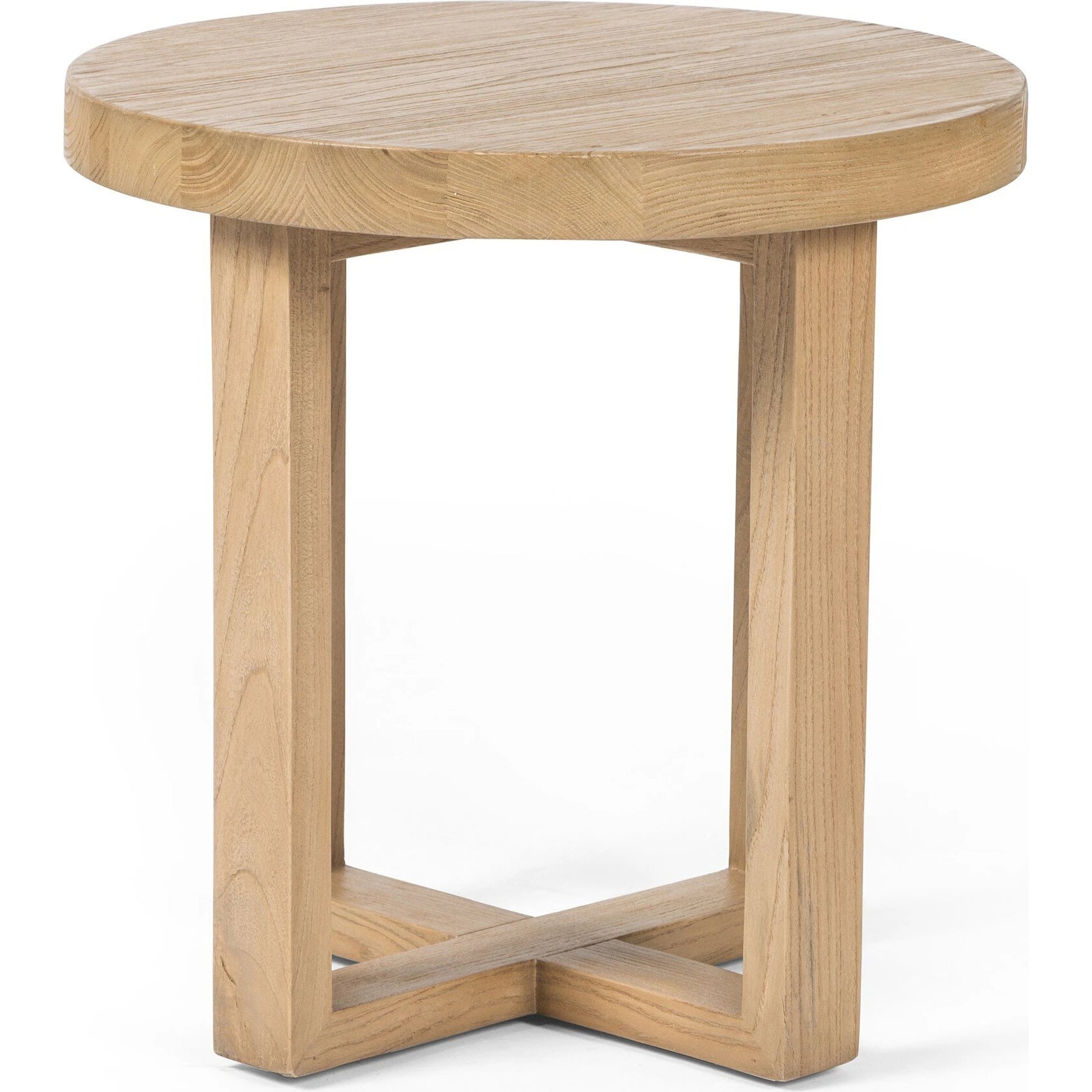 Liad End Table by Four Hands in natural nettlewood. Made from solid nettlewood in a modern style.