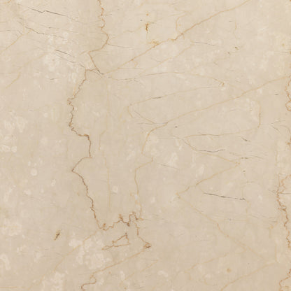 Arum End Table by Four Hands in cream marble. Made from solid marble in a transitional style.