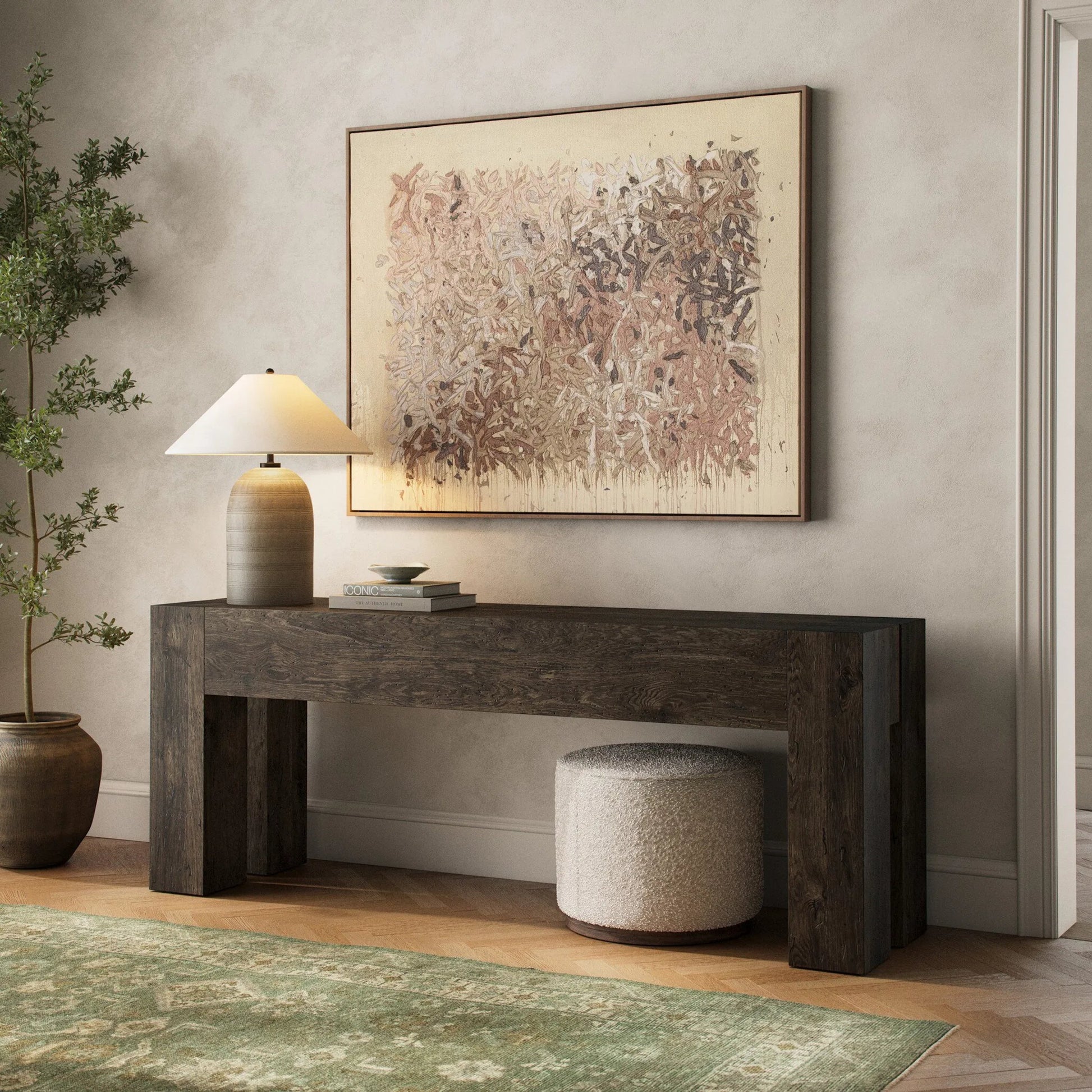 Abaso Console Table by Four Hands. Made from unique in a modern style.