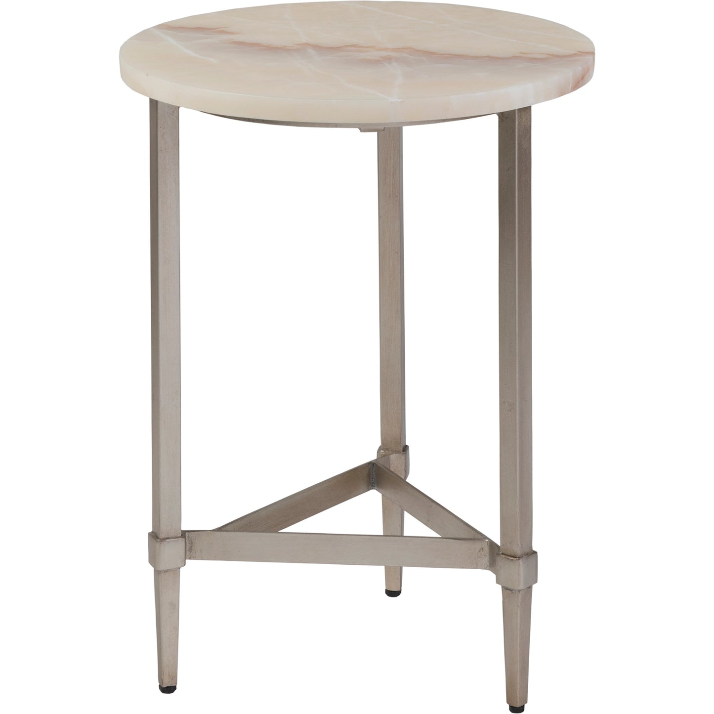 001 SI-1962888 | Primary Silo | Benton Round Spot Table by Artistica Home in champagne leaf. Made from unique in a modern style.